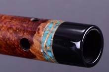 Brazilian Rosewood Burl Native American Flute, Minor, Mid A-4, #J34A (8)